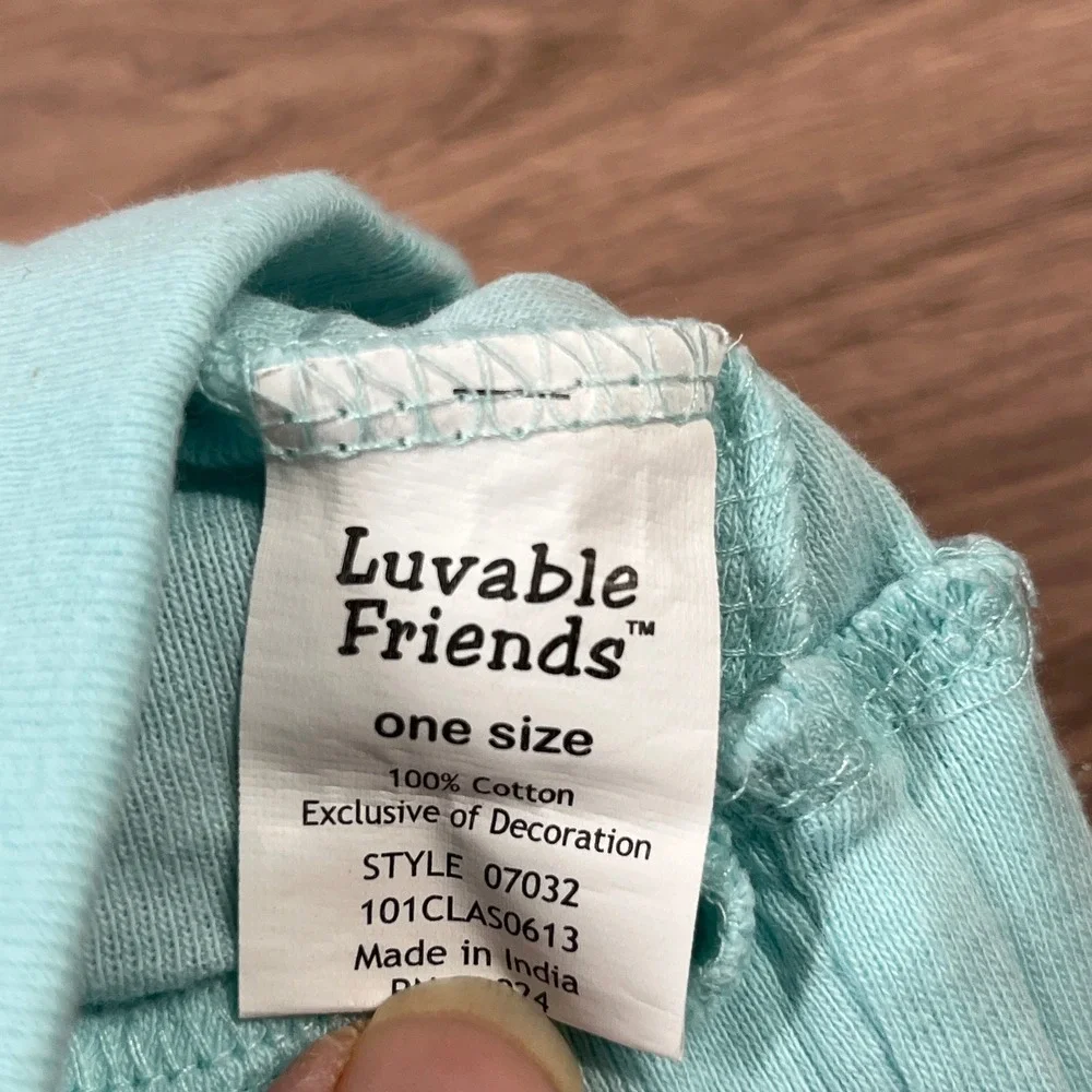 Carter's Luvable Friends Beanie Hat Baby NB 0-3M Blue White Monkey Airplane 3pk